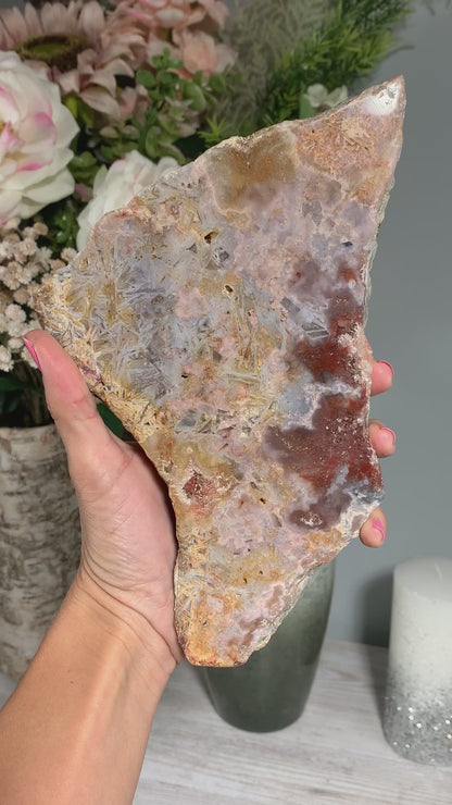 Pink Amethyst Slab (7.4", 187mm)