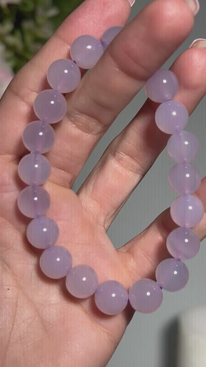 Purple Chalcedony Bracelet