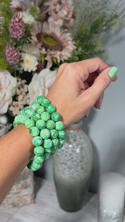 12mm Variscite Bracelet