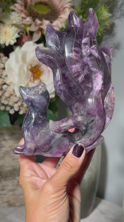 Fluorite Fox (6.6", 167mm)