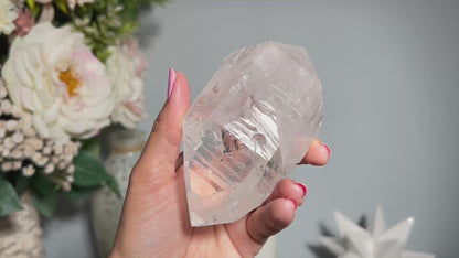 Polished Double Terminated Lemurian (4.8", 122mm)
