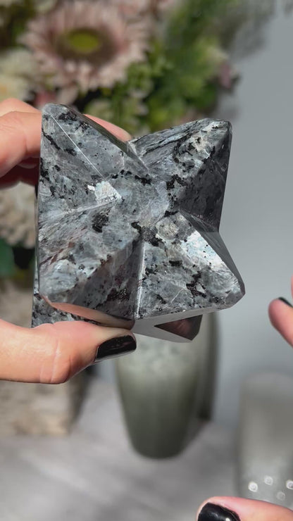 Larvikite Merkaba (3.4", 85mm)