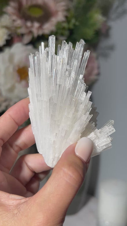 Natural Scolecite Cluster (3.9", 99mm)
