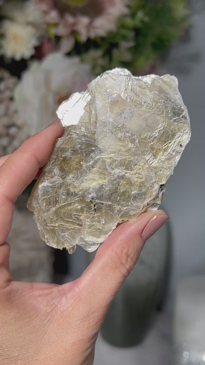 Natural Golden Muscovite Mica