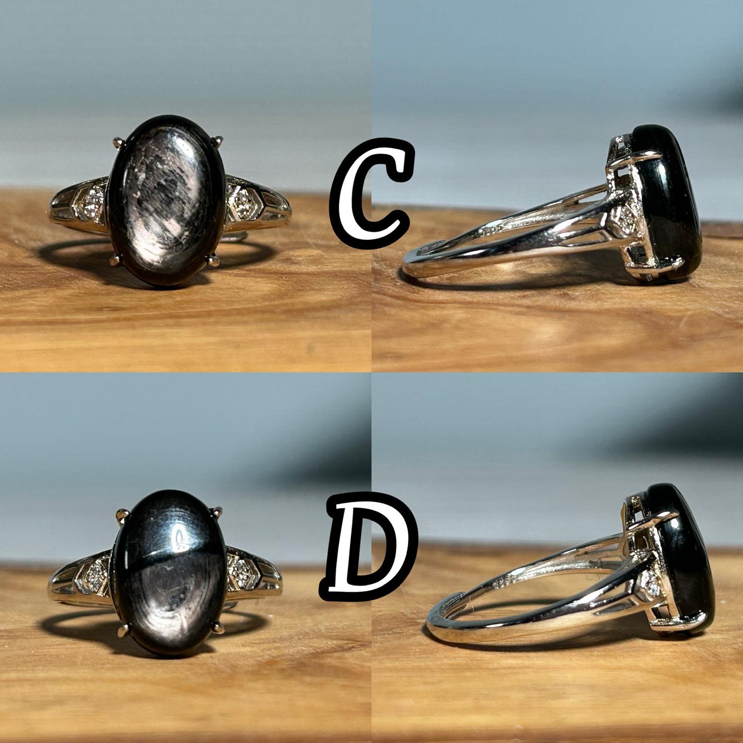 Hypersthene Sterling Silver Rings & Pendants