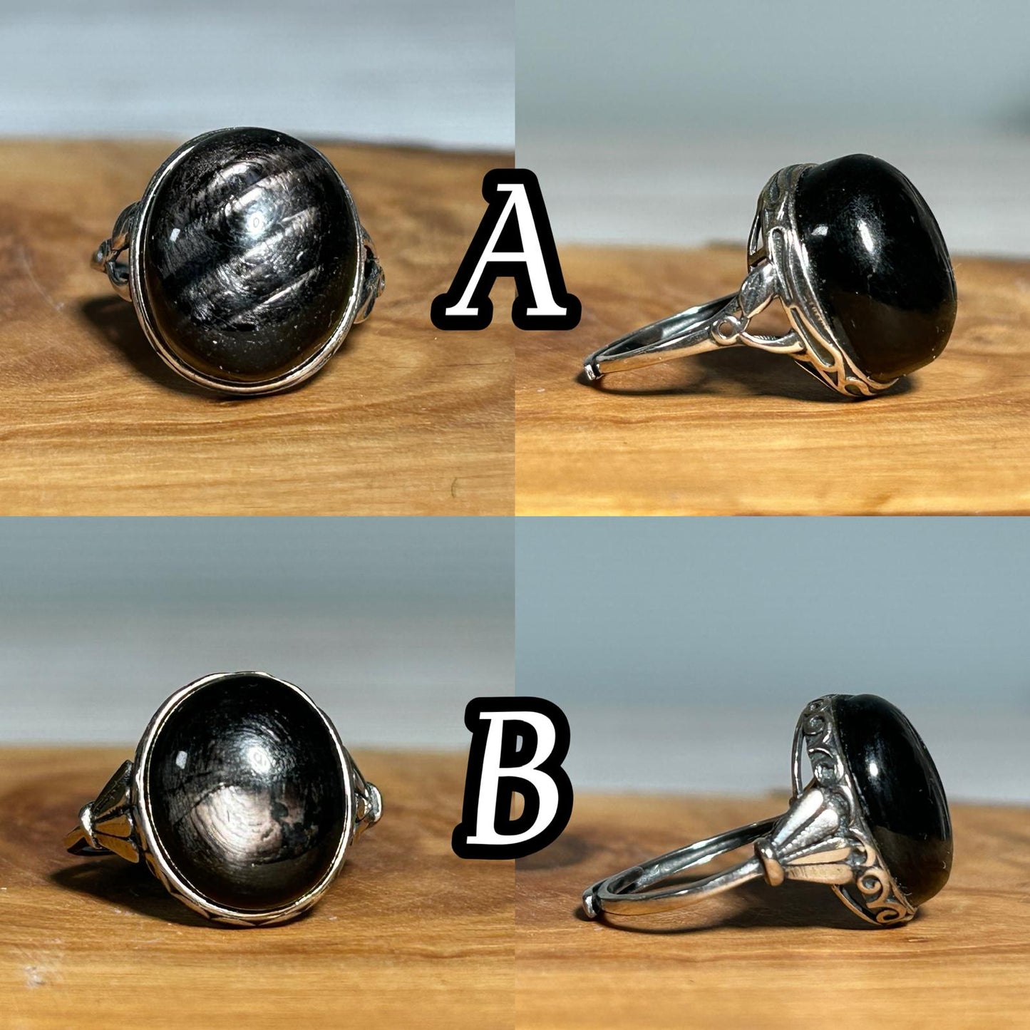 Hypersthene Sterling Silver Rings & Pendants