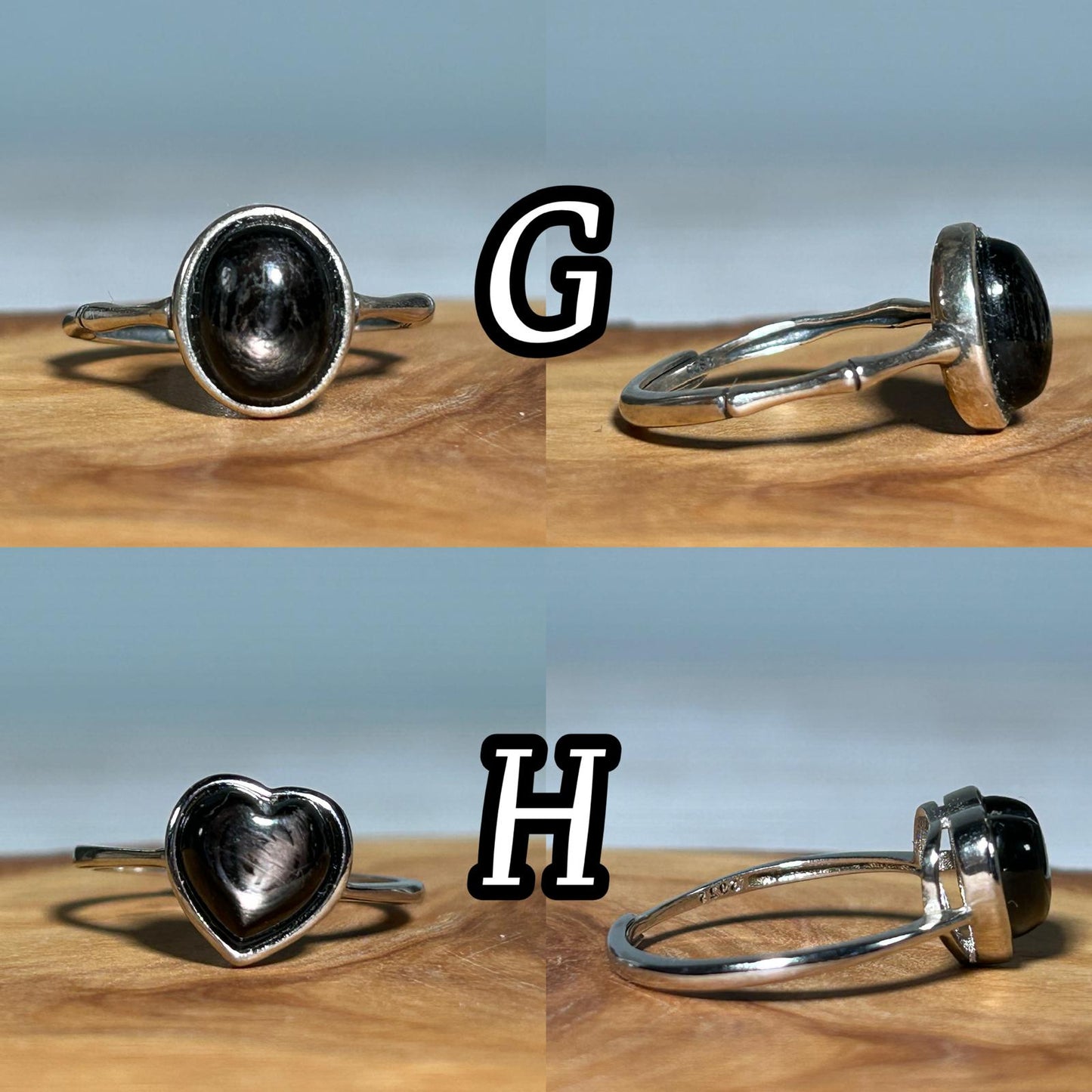 Hypersthene Sterling Silver Rings & Pendants