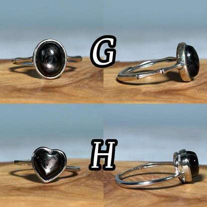 Hypersthene Sterling Silver Rings & Pendants