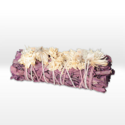 Purple White Sage w/White Flower