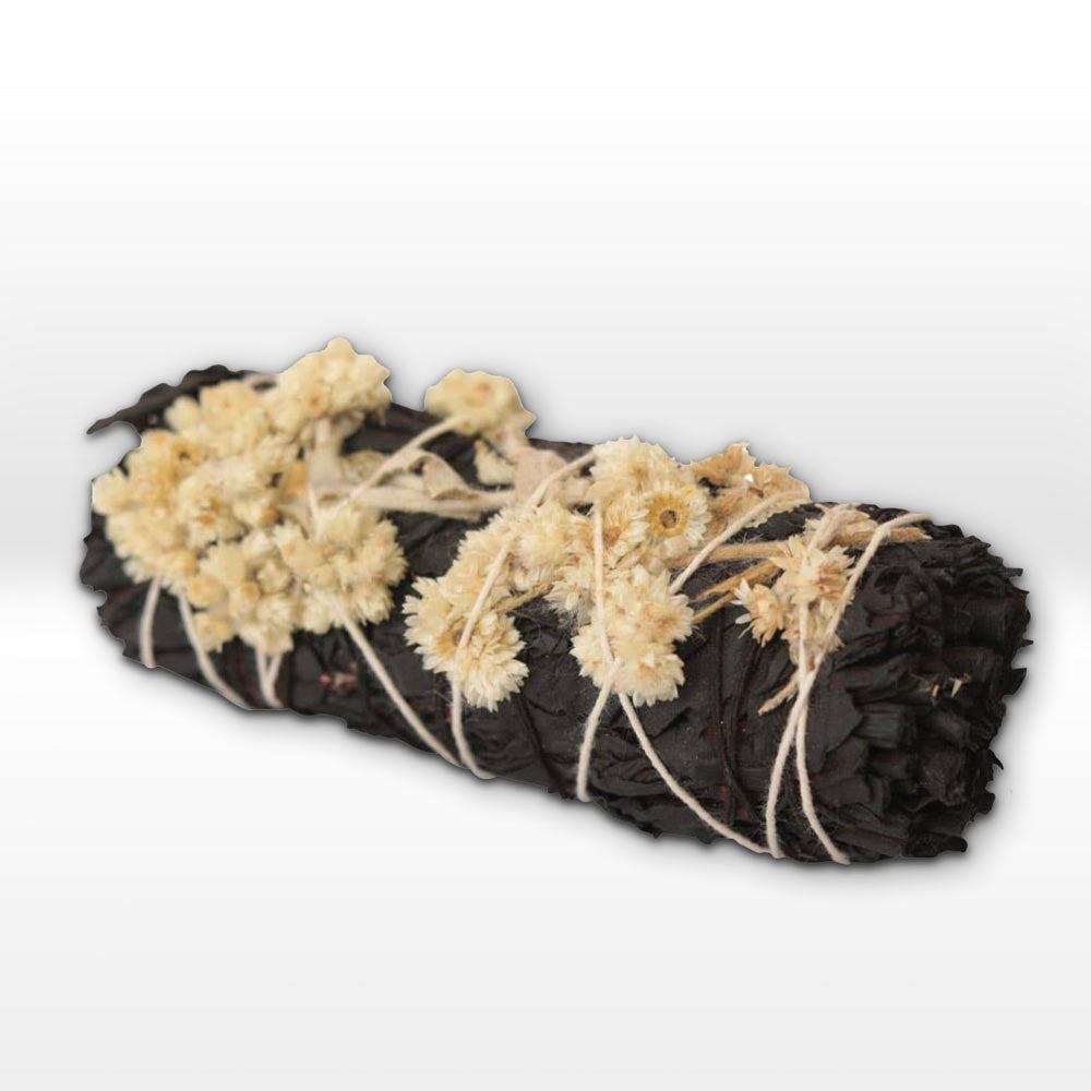 Black White Sage w/White Flower