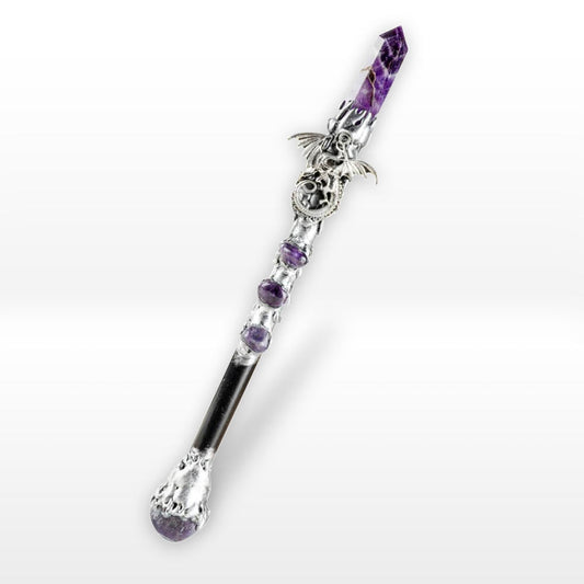 Dragon Wand with Amethyst